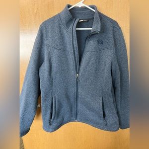 North face full zip jacket